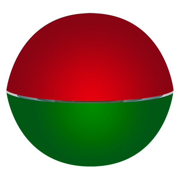 red / green